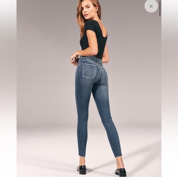 ABERCROMBIE + FITCH Women’s High Rise Jean Legging SUPER SOFT and Stretchy! - Picture 10 of 10